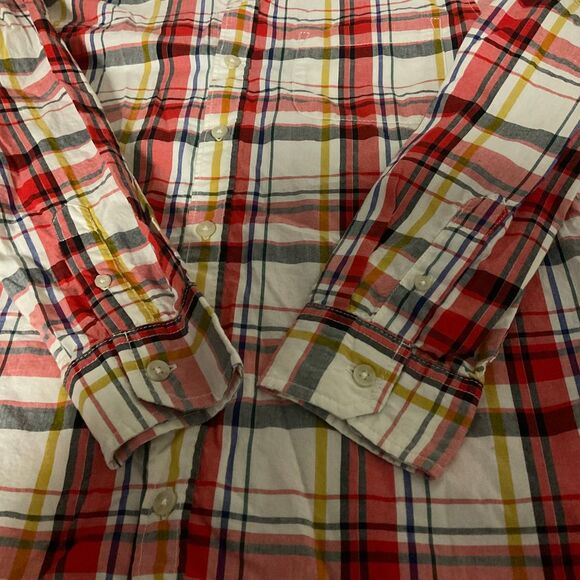 Old Navy The‎ Classic Shirt Plaid Boys Size XL 14-16 - Picture 6 of 8